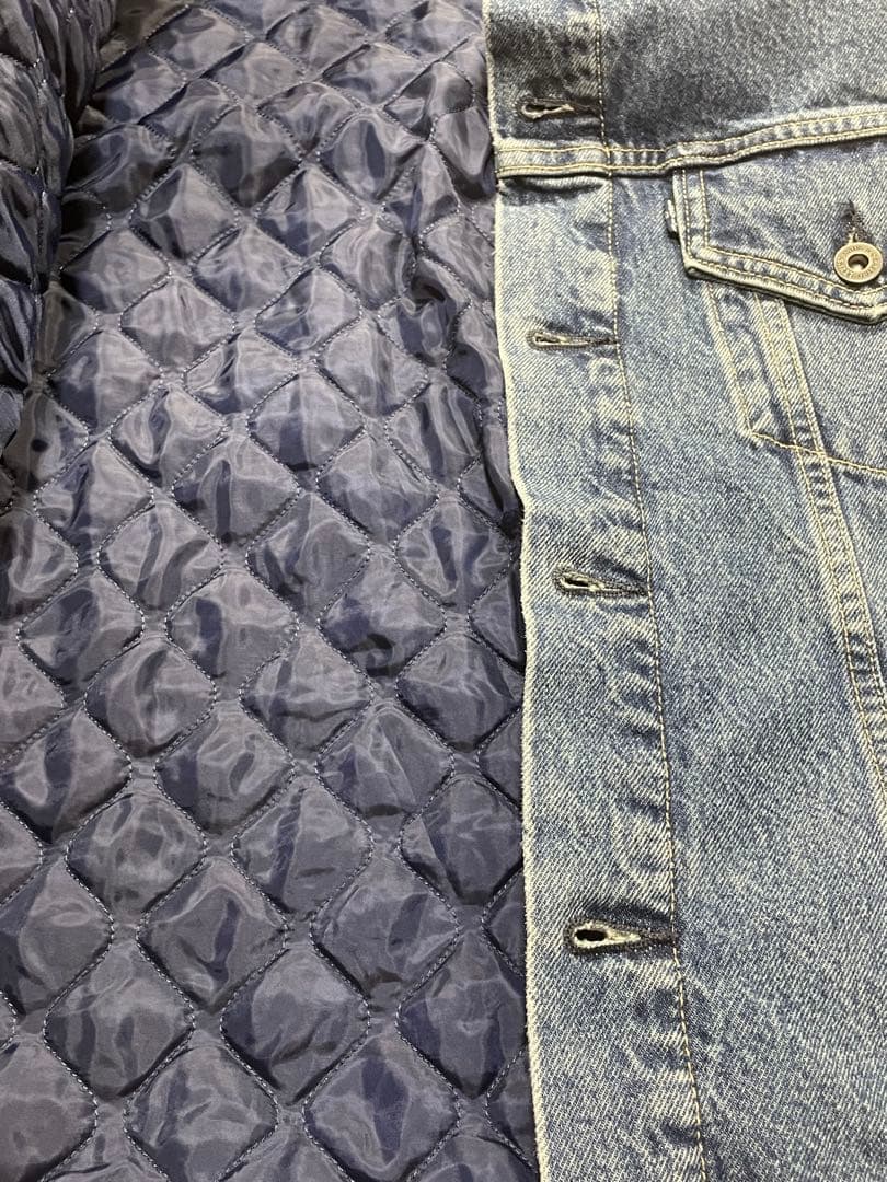 リーバイス　メイドアンドクラフテッド　デニム　ブルゾン　キルティング　Mサイズ