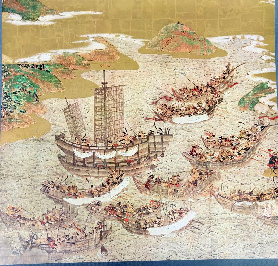 日本戦記物語画集 イラスト集 本 歴史 絵 英語