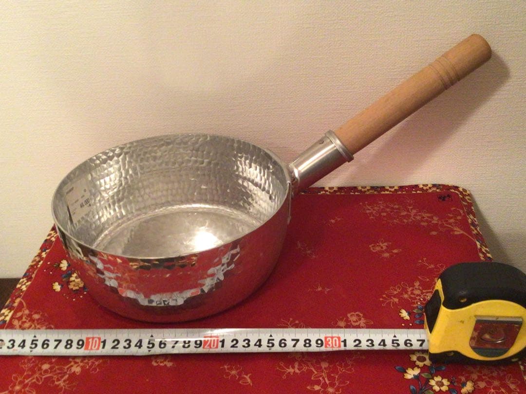 大丸購入プロ用 国産品 本手打ち片手鍋 雪平鍋 行平鍋 5/6/7寸 3点セット