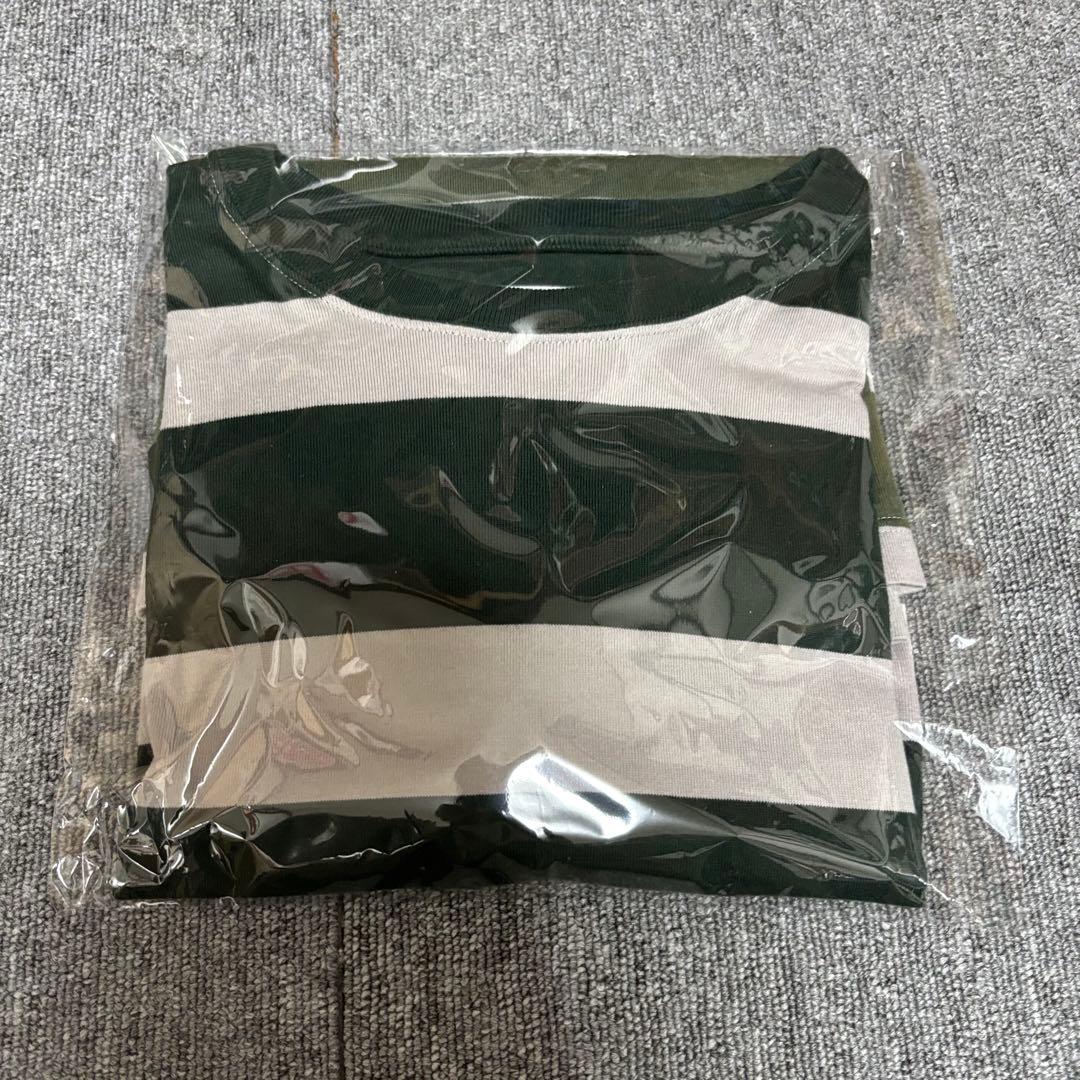 WTAPS 22SS LANE ボーダー L/S COTTON GREEN M