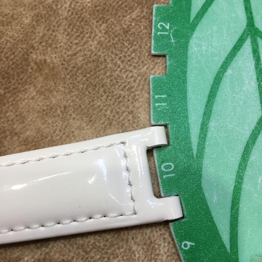 カルティエ　エナメルベルト　アイボリー　18ミリ　(A184)