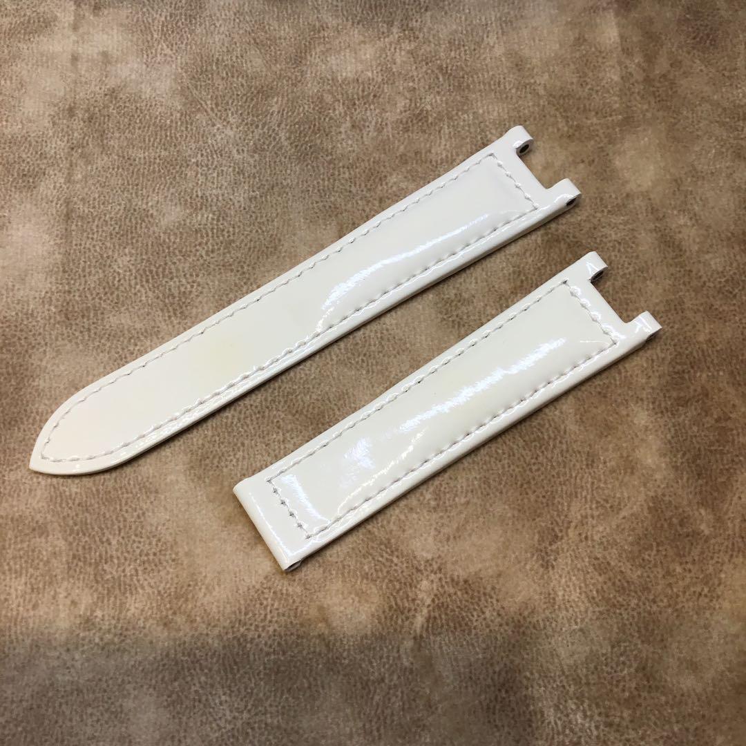 カルティエ　エナメルベルト　アイボリー　18ミリ　(A184)