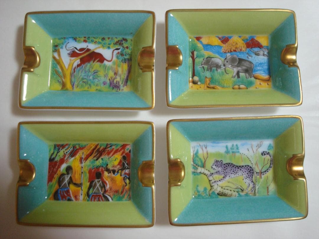 エルメス　HERMES　ミニ灰皿4個セット