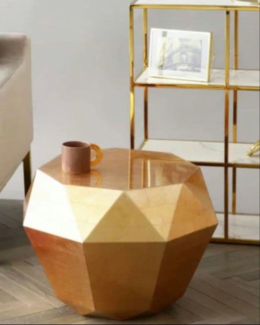 Francfrancダイヤモンド テーブル ゴールド フランフラン