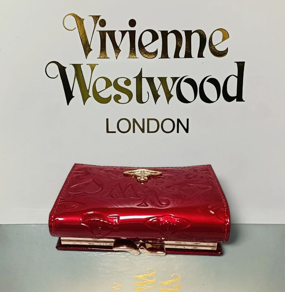 【新品】Vivienne Westwood 3つ折り財布 エナメル 赤 正規品