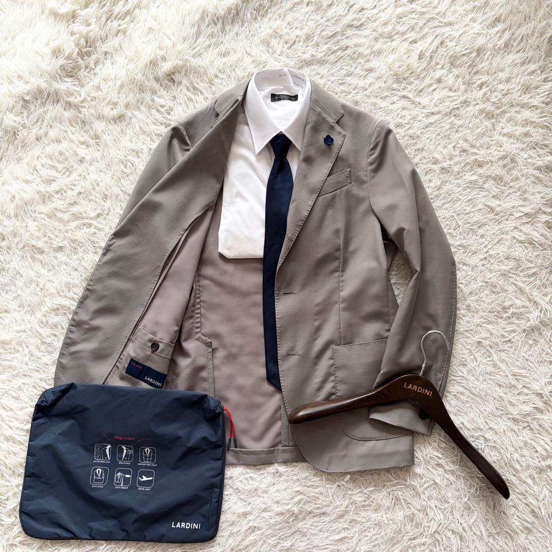 <23年モデル>LARDINI easy wear 新ロゴ ウールジャケット46