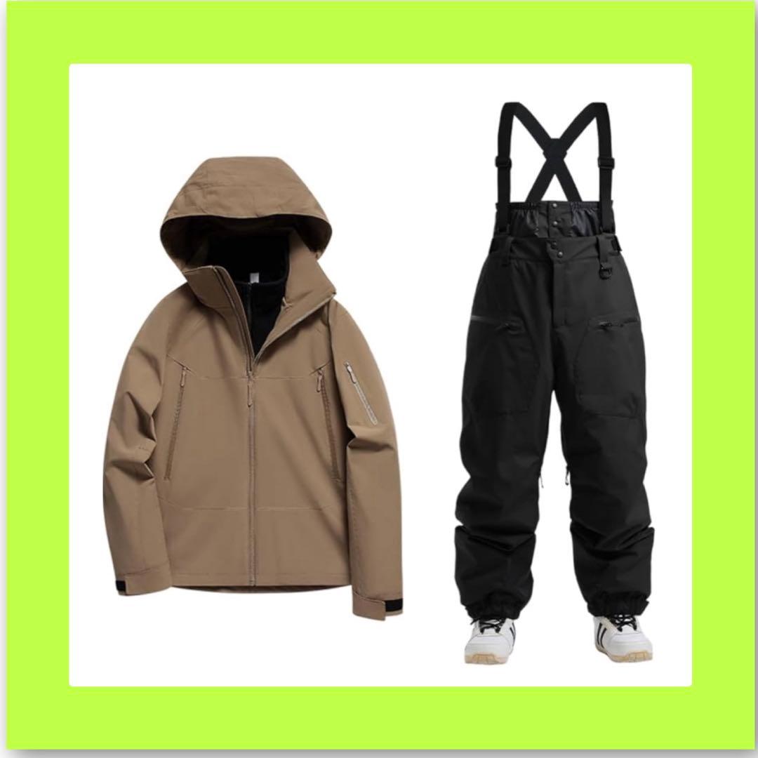 スキーウェア スノーボードウェア 上下セット スノボ ジャケット パンツ M