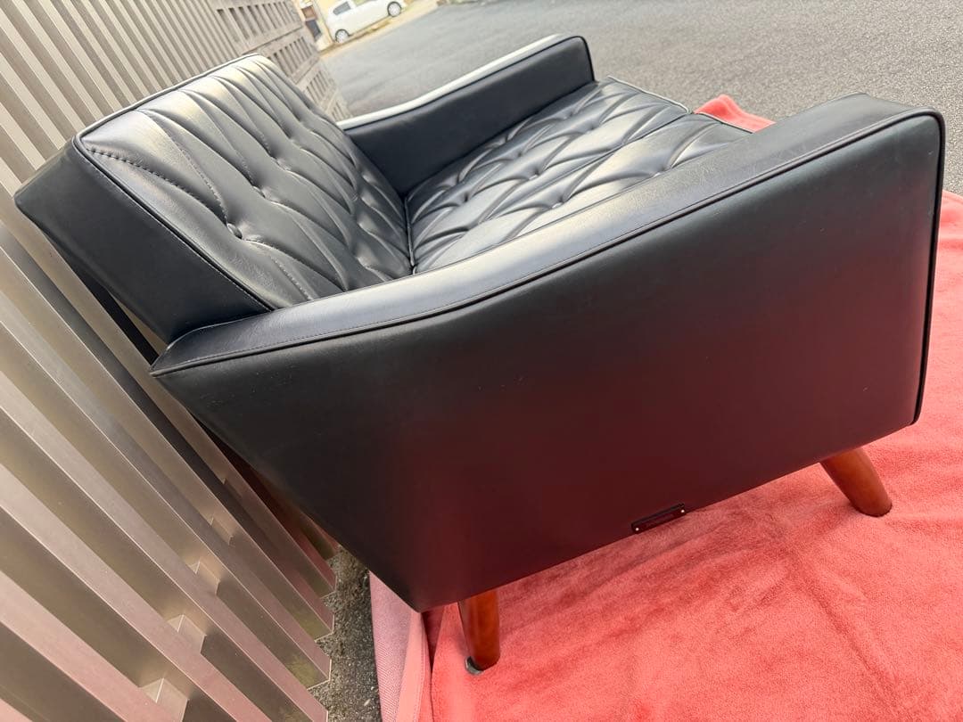 奈良Karimoku カリモク60 ロビーチェア 2シーター 2人掛けソファ2P