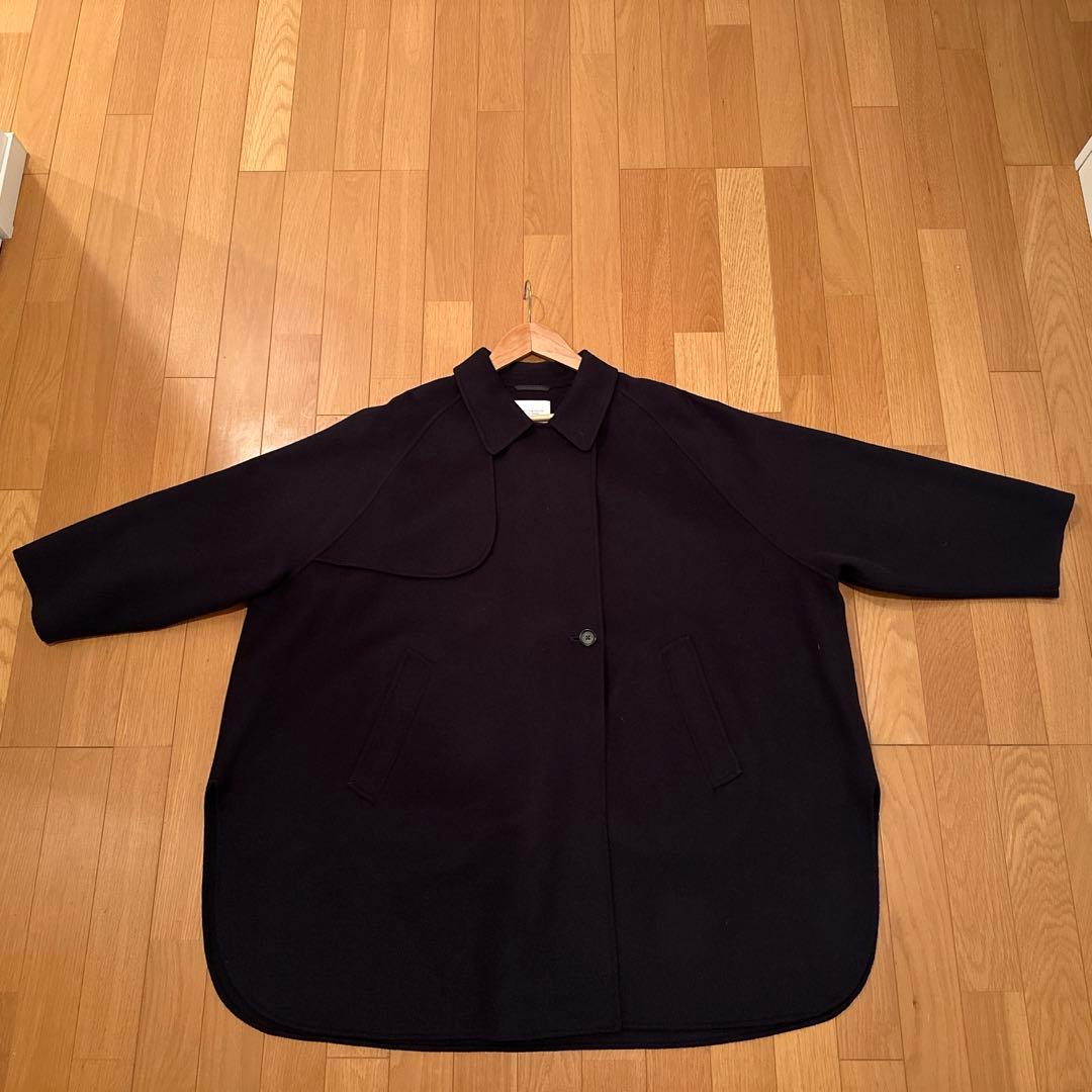 ビューティアンドユース　リバーポンチョコート　ネイビー