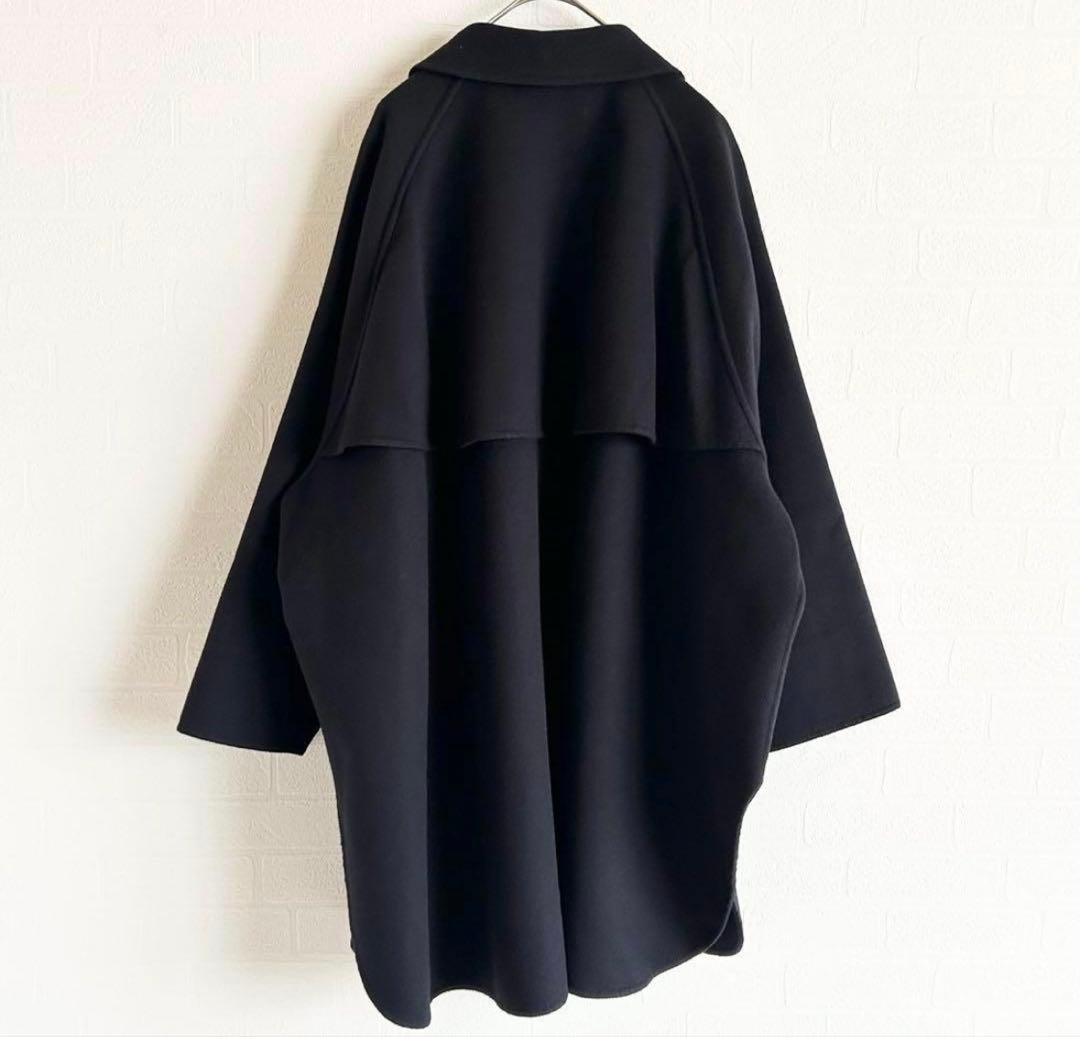 ビューティアンドユース　リバーポンチョコート　ネイビー