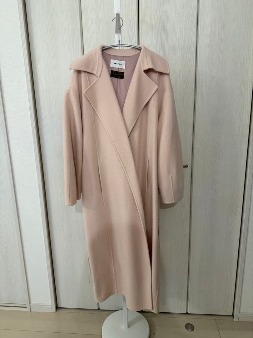 即発送！FRAY I.D ウールトレンチリバーコート　ピンク♡ゆん