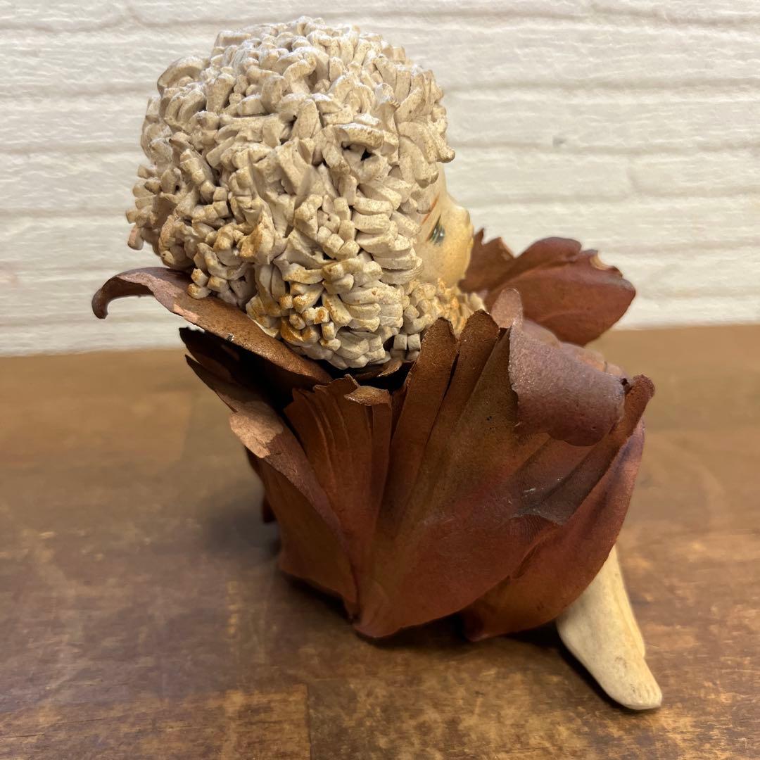 陶器人形 森の精 創作人形作家 竹内祥子 オブジェ 置物 アンティーク