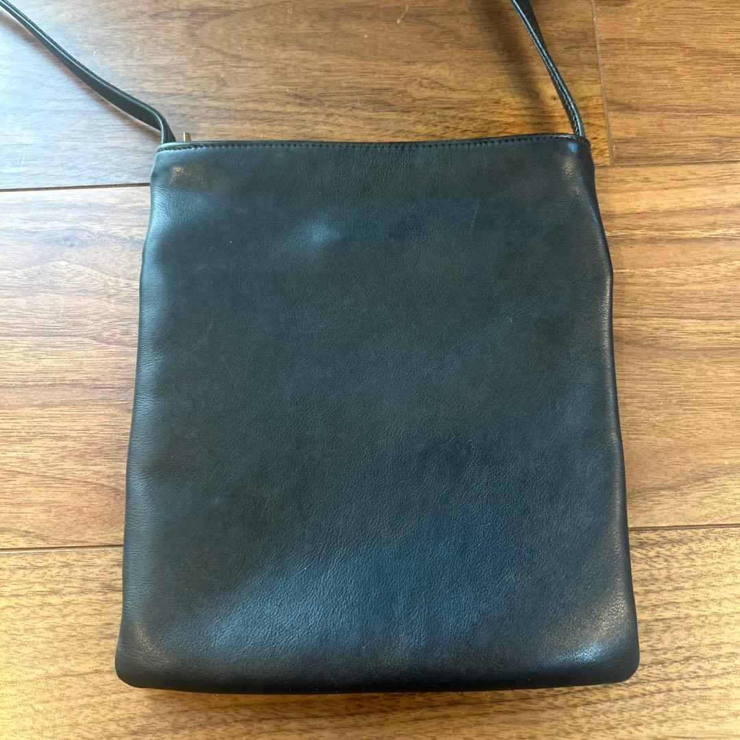 人気 LOEWE ロエべ アナグラム ロゴ レザー ショルダーバッグ ブラック