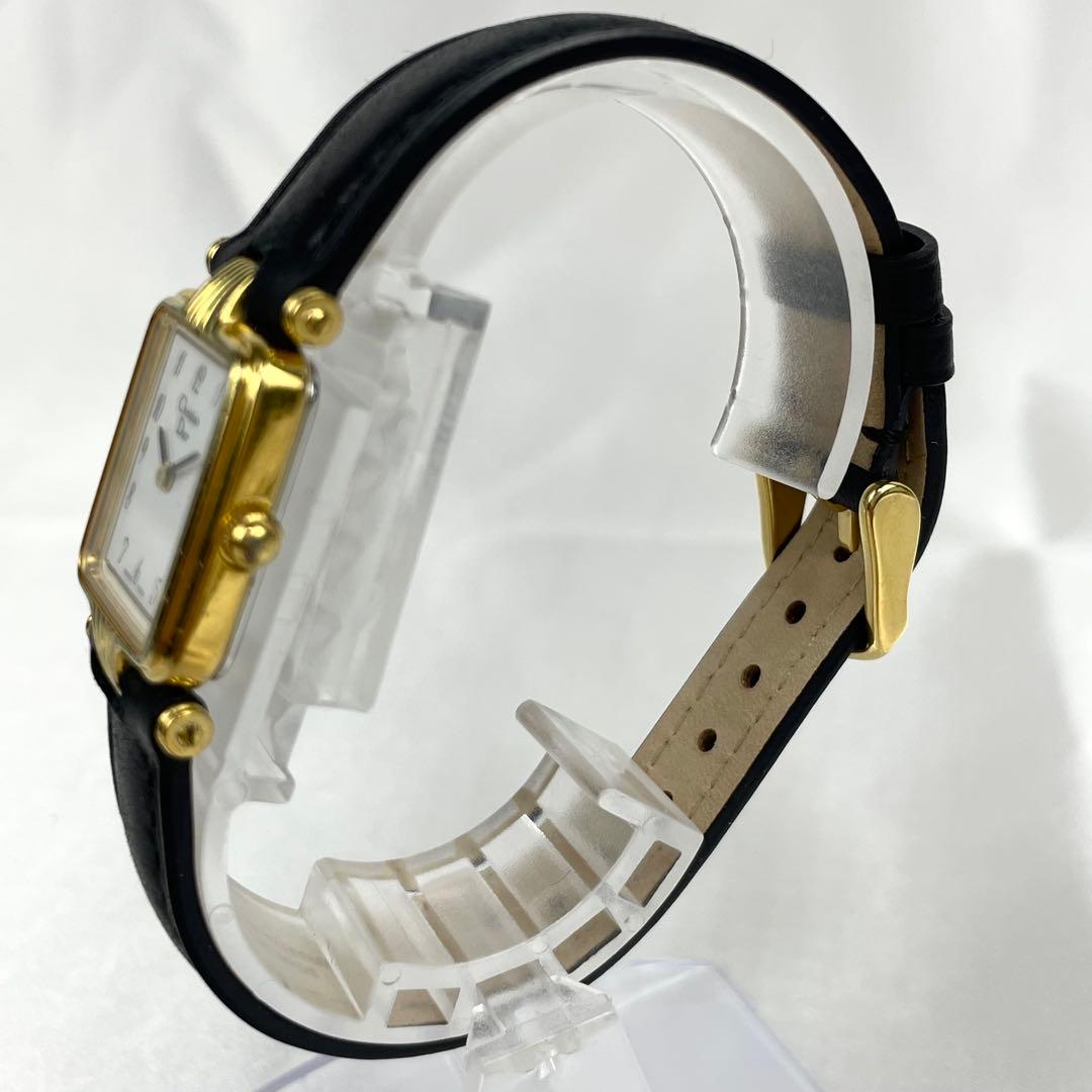 【稼働/新品電池/新品ベルト】クリスチャンディオール　腕時計　スクエア　スモール