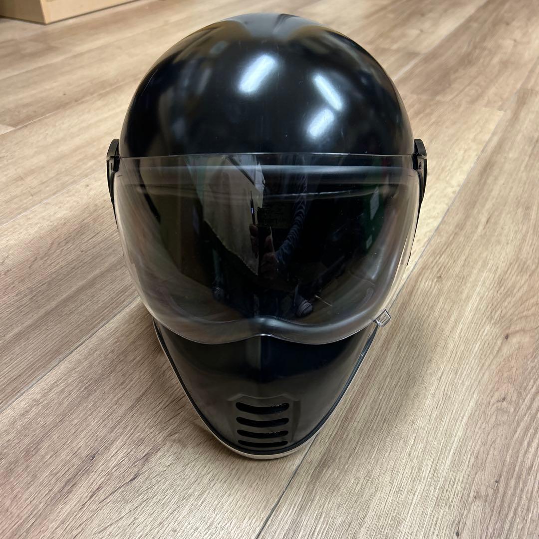 RIDEZ フルフェイス　ヘルメット 黒 クリアシールド