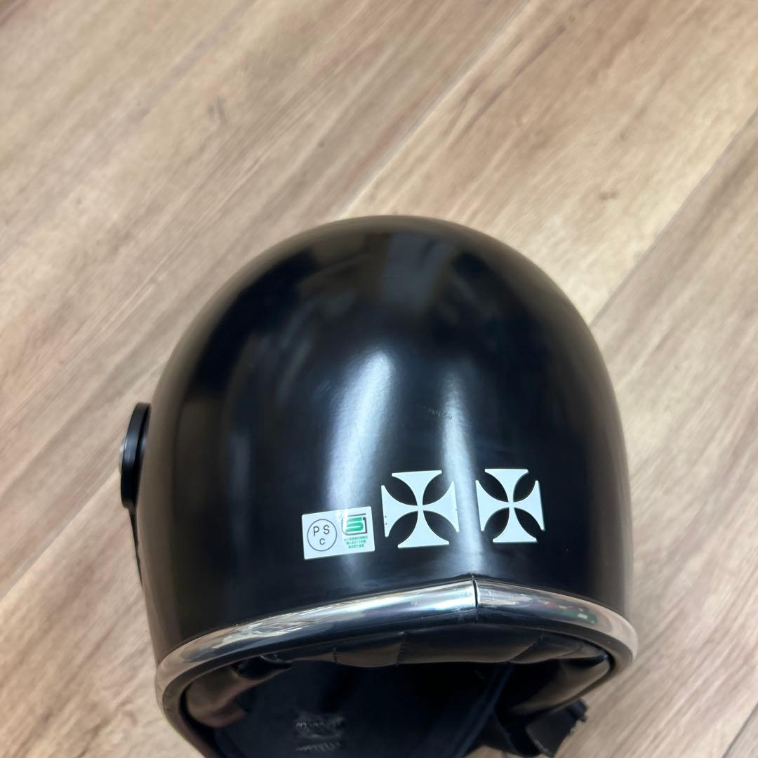 RIDEZ フルフェイス　ヘルメット 黒 クリアシールド