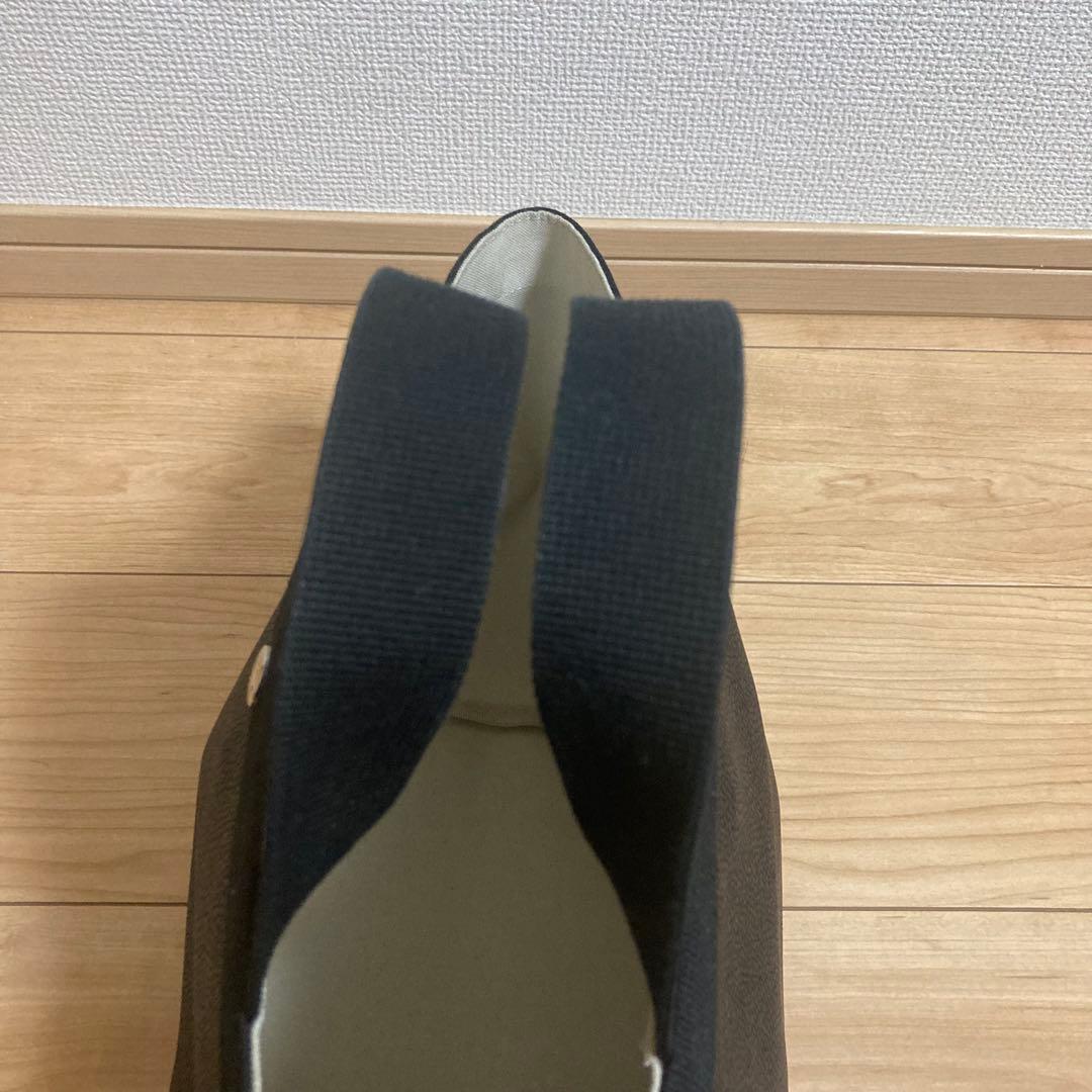 極美品◉エルベシャプリエ◉707GP◉リュクス舟型トートM◉ノワール◉ブラック