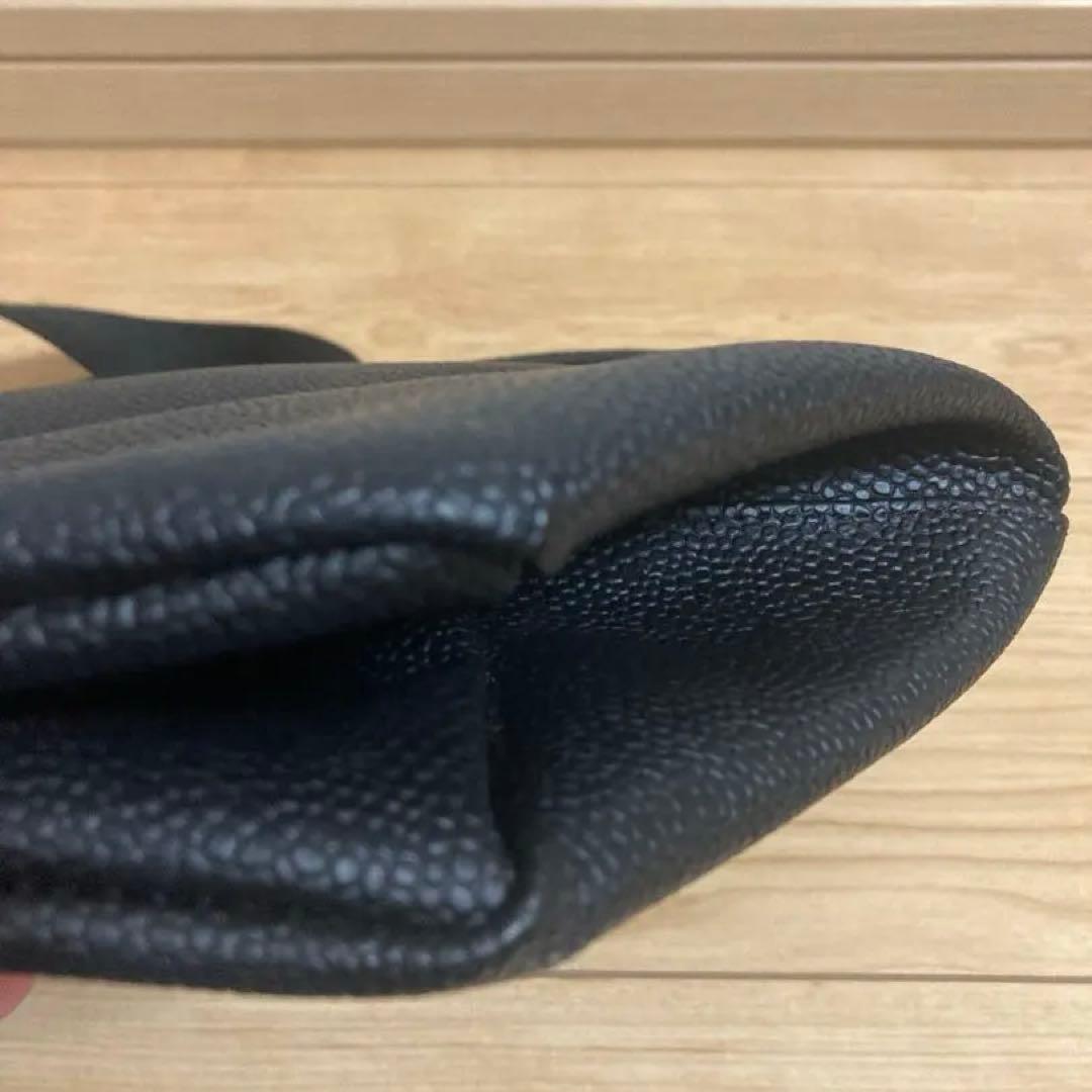 極美品◉エルベシャプリエ◉707GP◉リュクス舟型トートM◉ノワール◉ブラック