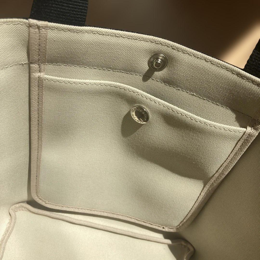 極美品◉エルベシャプリエ◉707GP◉リュクス舟型トートM◉ノワール◉ブラック