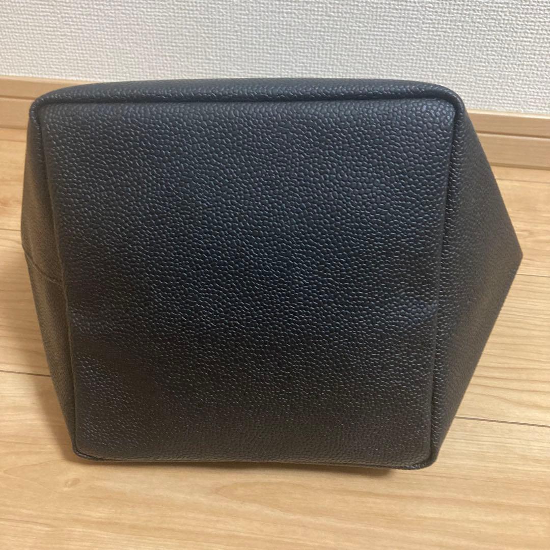 極美品◉エルベシャプリエ◉707GP◉リュクス舟型トートM◉ノワール◉ブラック