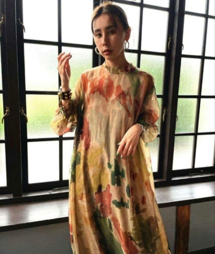 s*※様 アメリビンテージ　UND WILLOW PAINT DRESS