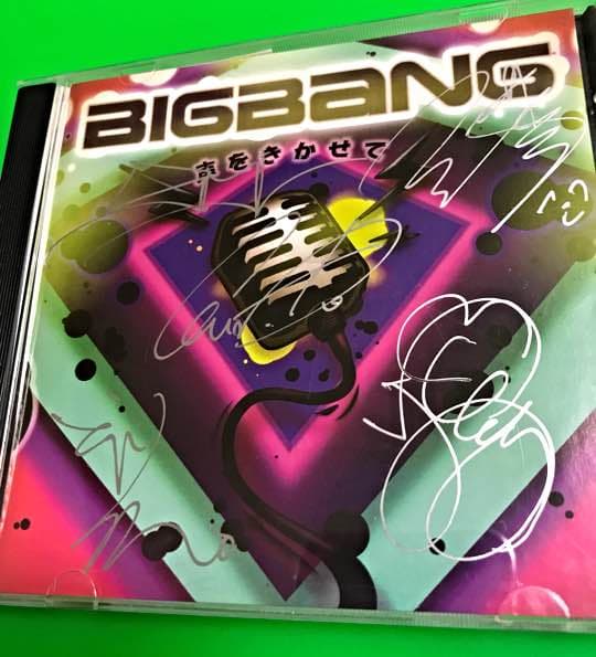 BIGBANG　ビッグバン メンバー全員直筆サイン入り CD