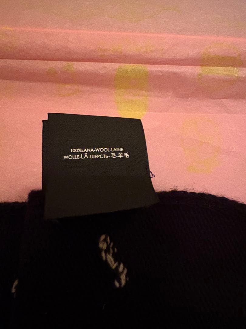 GUCCI グッチ 限定品 マフラー GG ゴースト　専用箱付