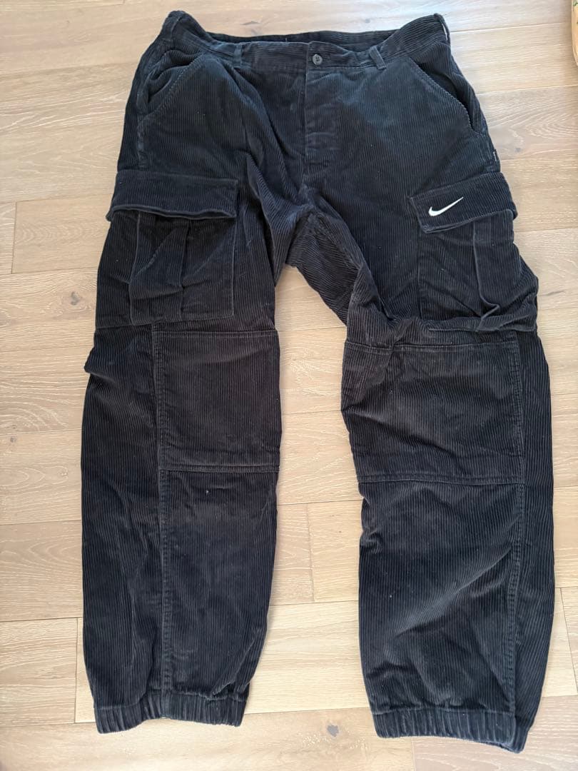 Supreme☆Nike Arc Corduroy Cargo Pant☆黒☆L