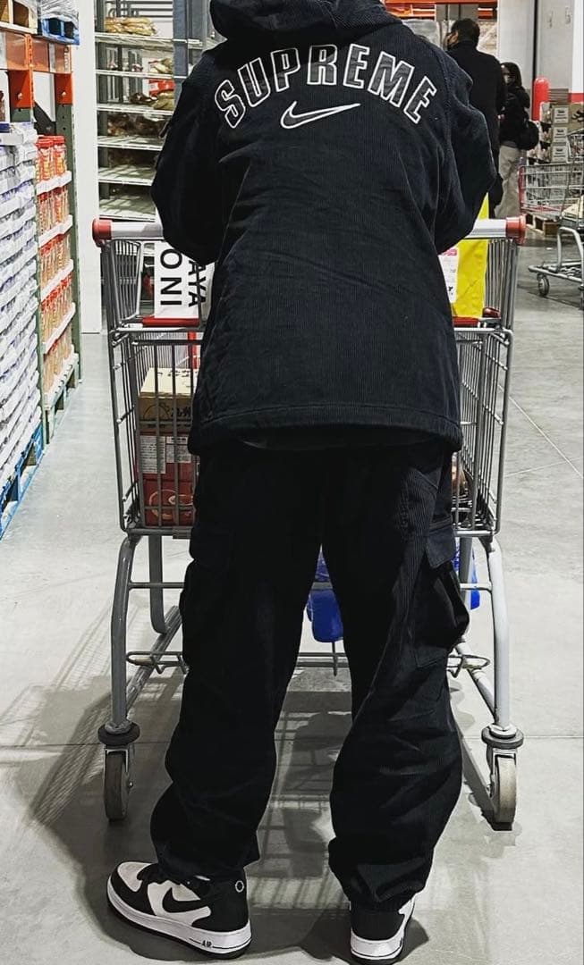 Supreme☆Nike Arc Corduroy Cargo Pant☆黒☆L