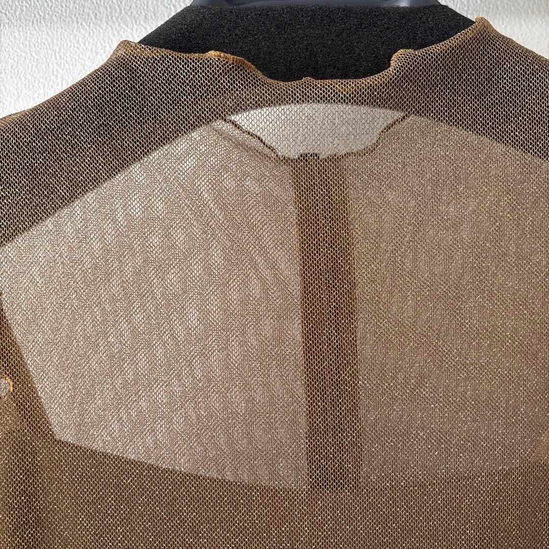 【値下げしました】ブラウン ロングスリーブ ドレス Kaene 100535