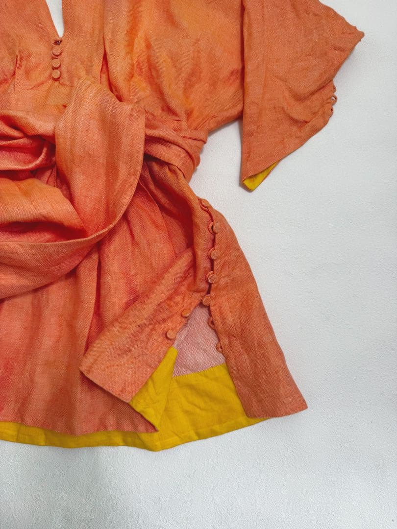 MYLAN オレンジ チュニック　マイラン　夏服　ワンピース　リゾート　美品