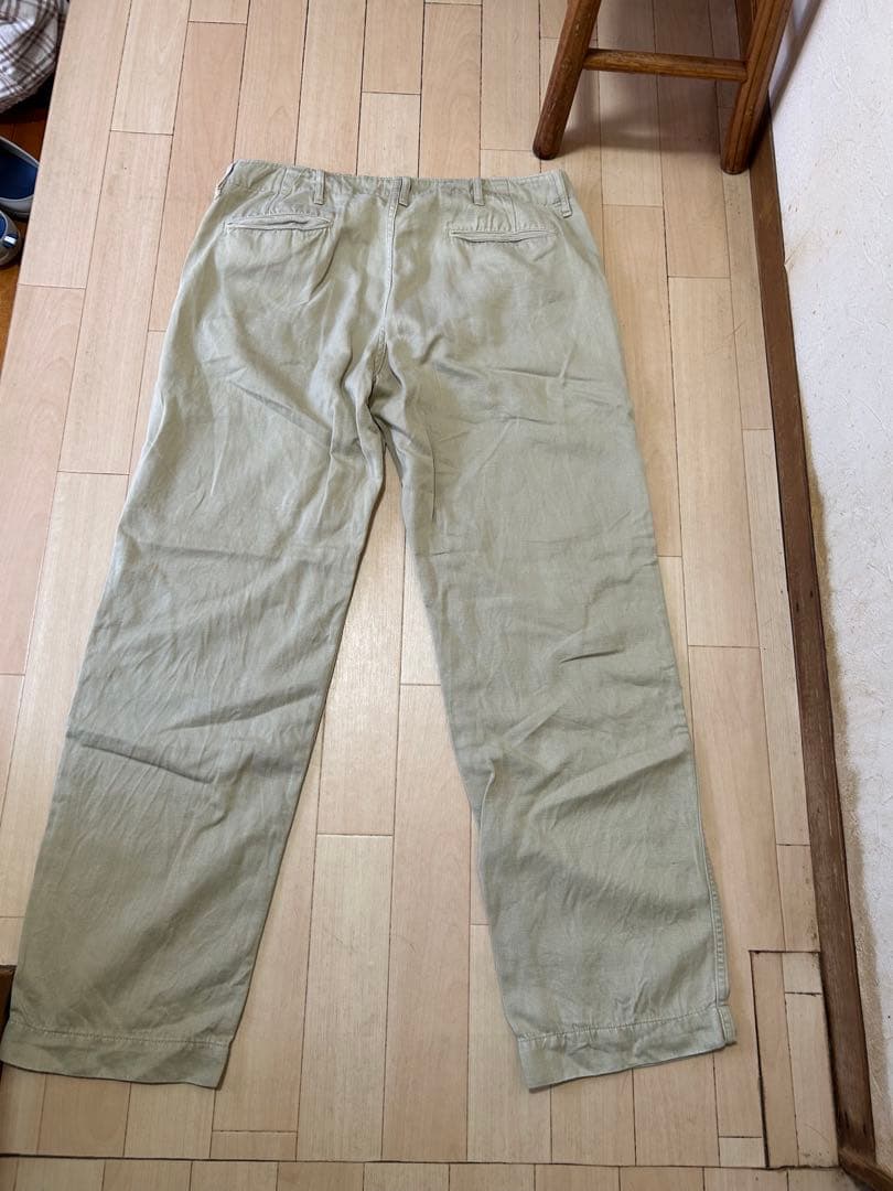 ウェアハウスDUBBLEWORKS ベージュ チノパン W33