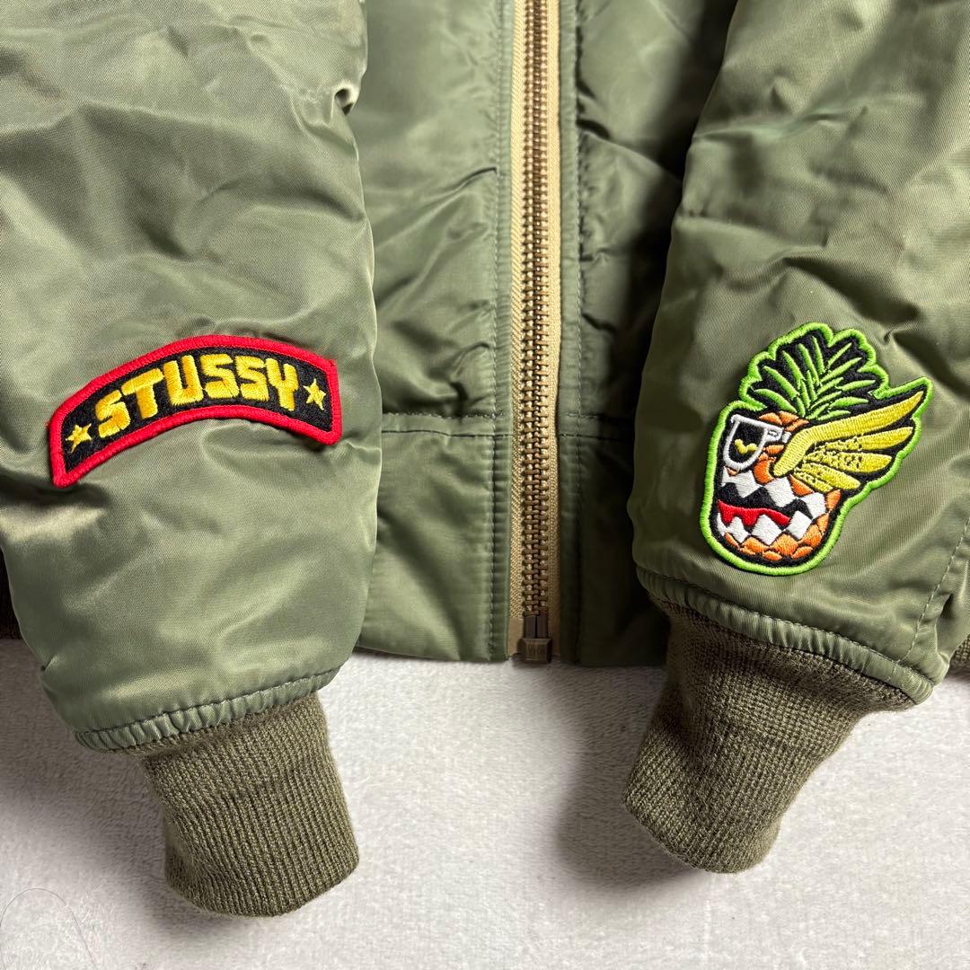 stussy schott ショット　コラボ　ma1フライトジャケット