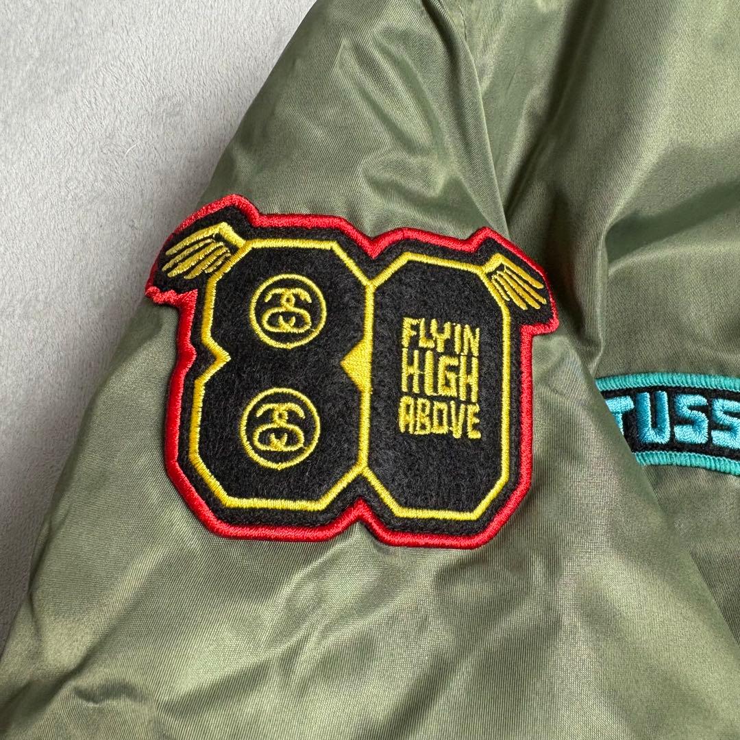 stussy schott ショット　コラボ　ma1フライトジャケット