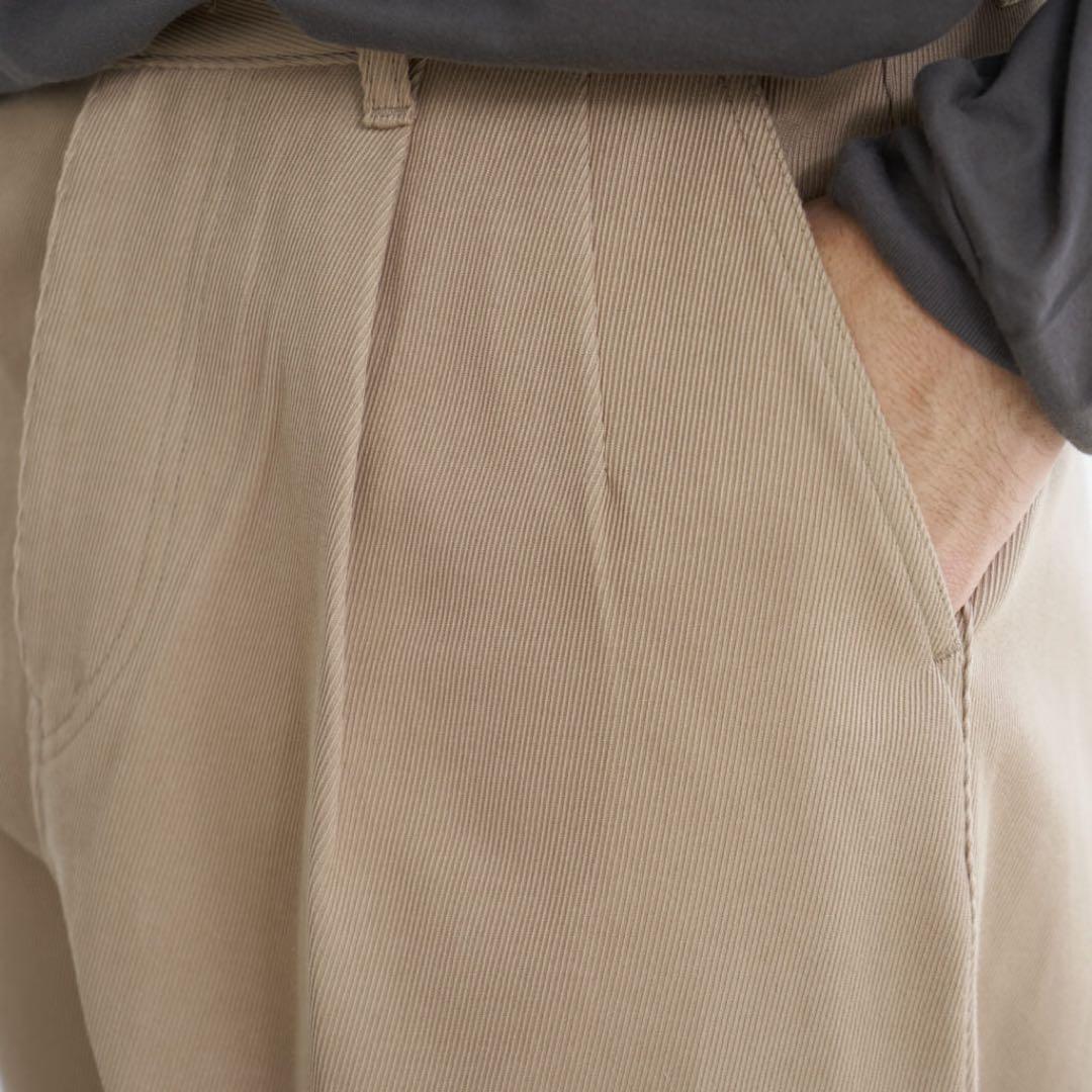 パンツ Graphpaper HARD TWILL TWO TUCK PANTS