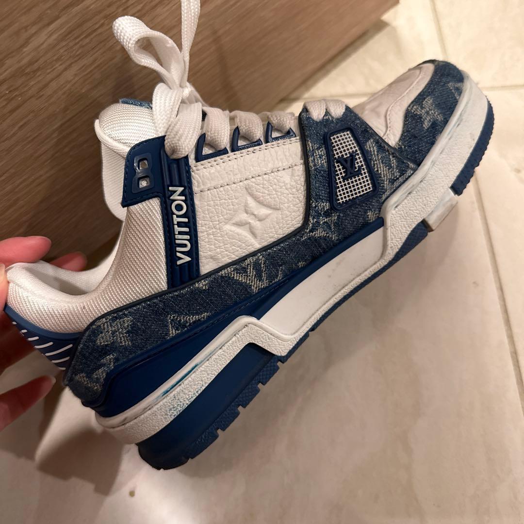 Louis Vuitton デニムスニーカー ネイビー/ホワイト