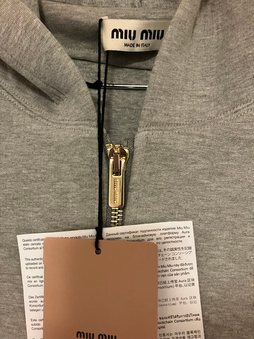 spoko sama♡ グレー フルジップフーディ