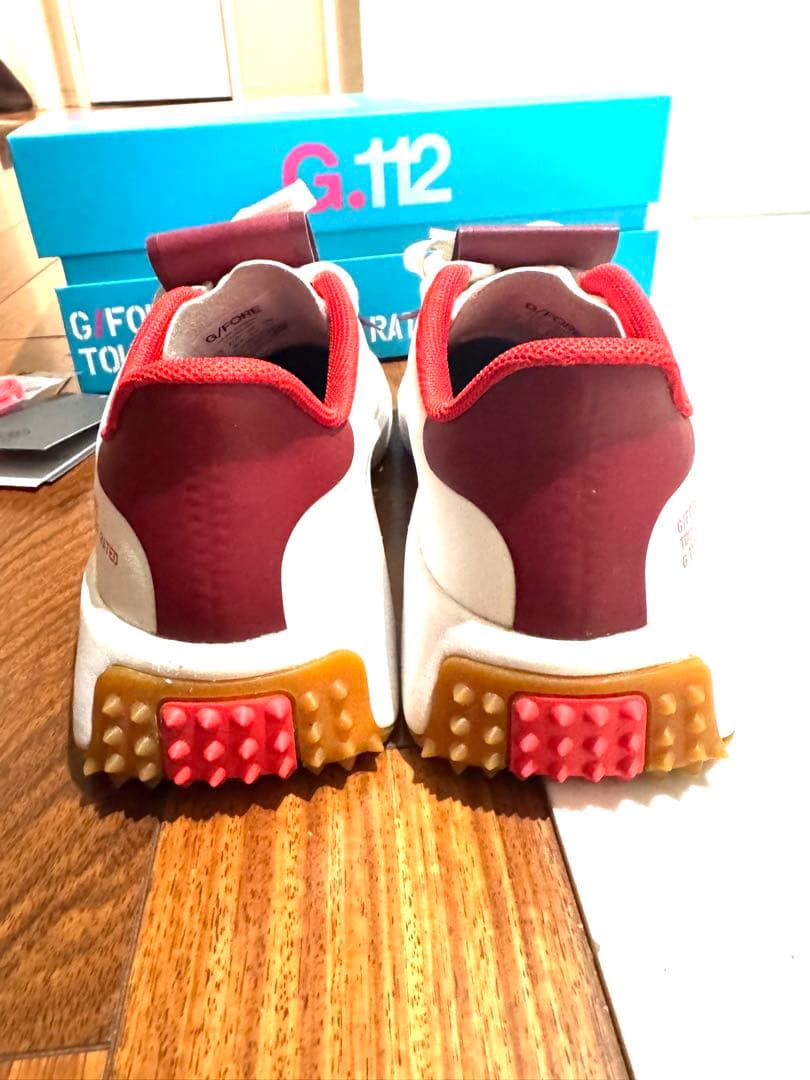 G/FORE G.112 ゴルフシューズ ホワイト/レッド　美品