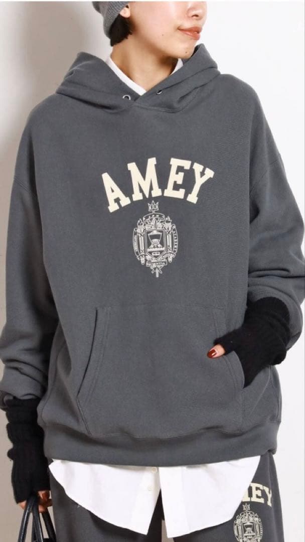 【AMERICANA/アメリカーナ】AMEY emblem HOODIE