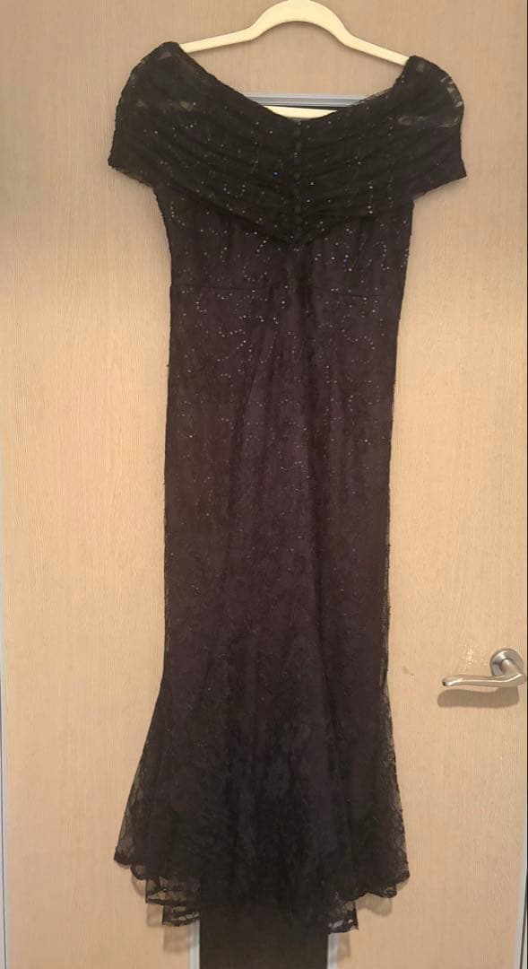 LEJA 2WAYレース花柄オフショルダーマーメイドワンピースドレス