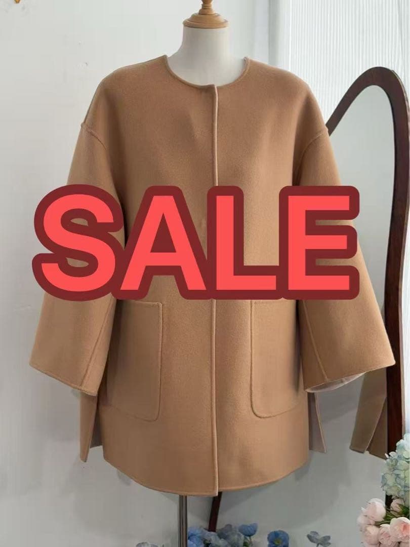 UNITED ARROWSバイカラー リバー ミドルコート