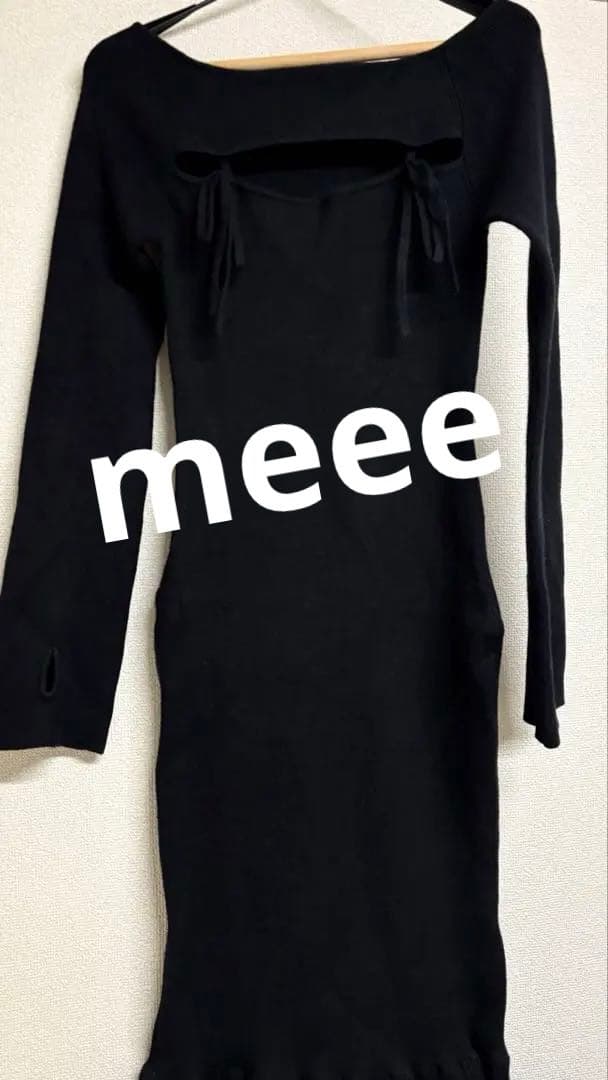 andmary Bebe knit dress 黒　black アンドマリー