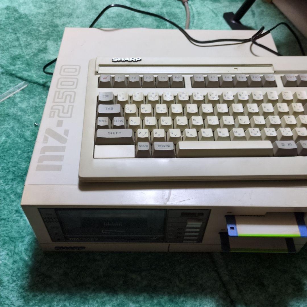 最終値引き　MZ-2500 デスクトップPC フロッピーディスク付き