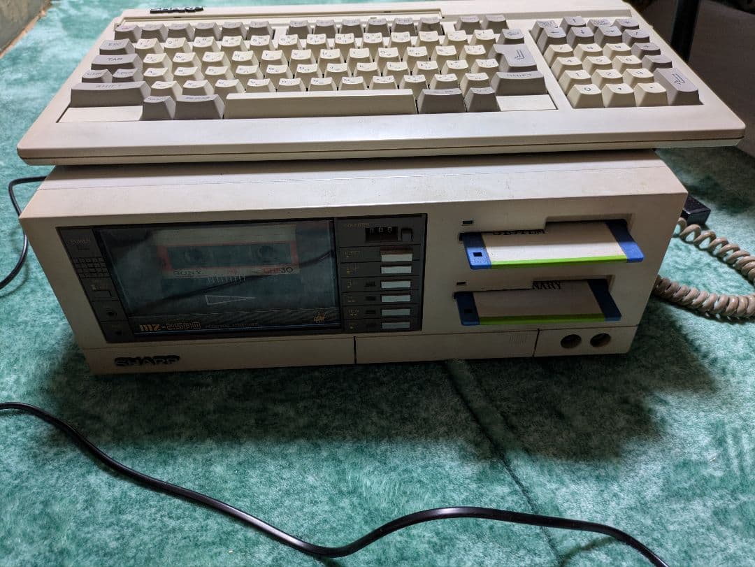 最終値引き　MZ-2500 デスクトップPC フロッピーディスク付き