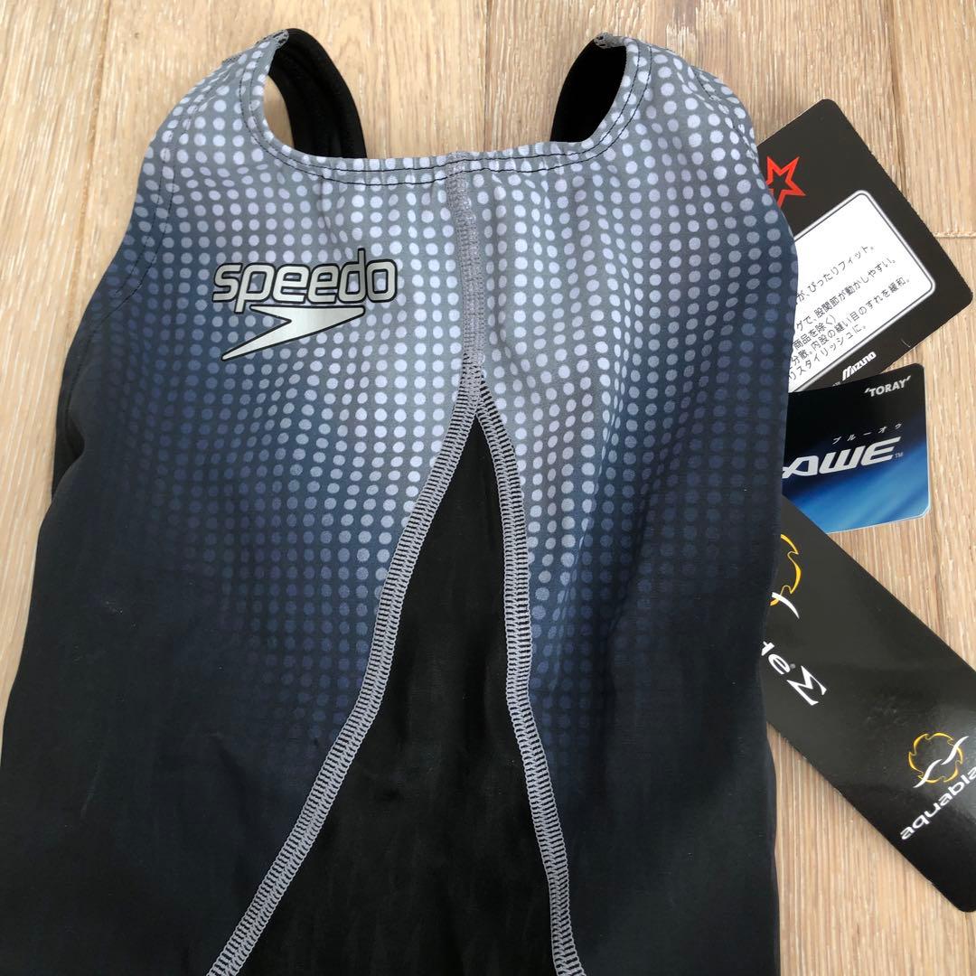 く*け様 新品★ スピード 競泳用水着 M ミズノ アクアブレード ブラックシル