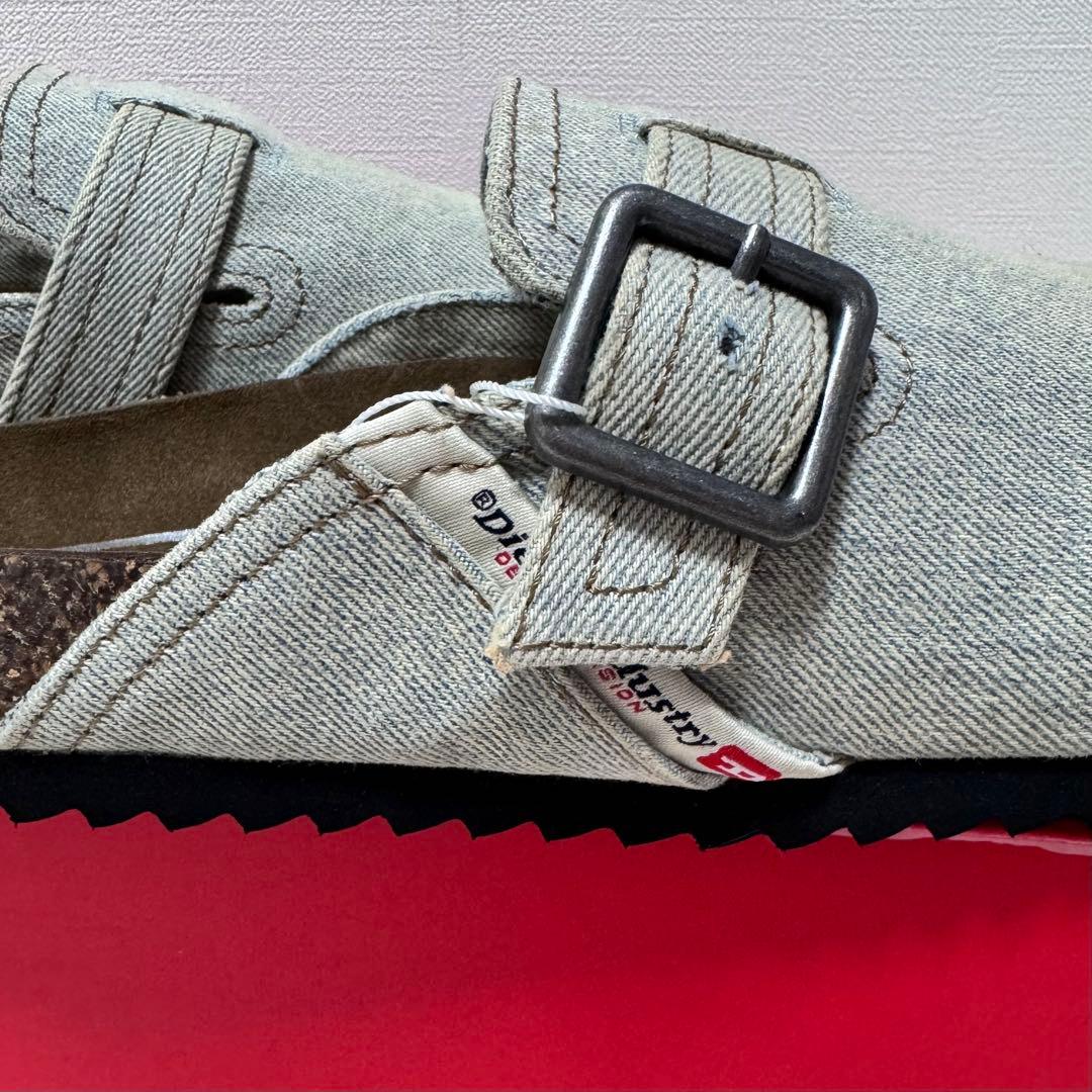 新品 未使用 DIESEL ディーゼル サンダル デニム 25.5 箱付き