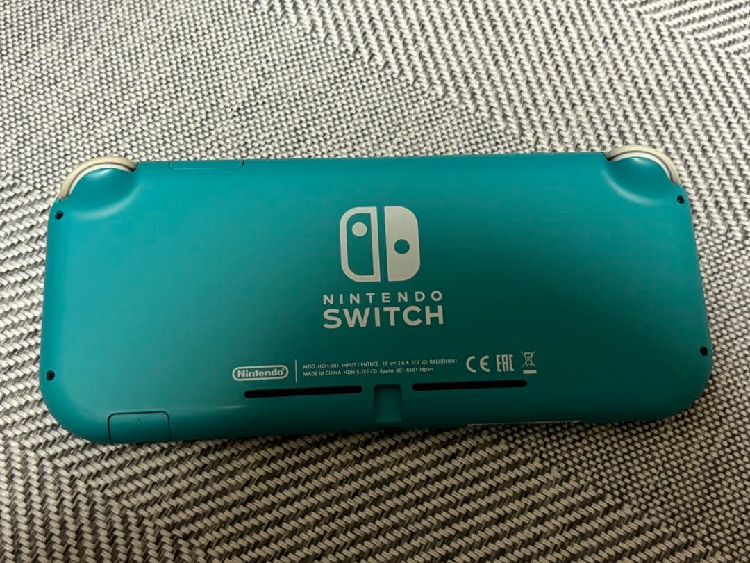 R*i様 Nintendo Switch Lite ターコイズブルー 本体　中古