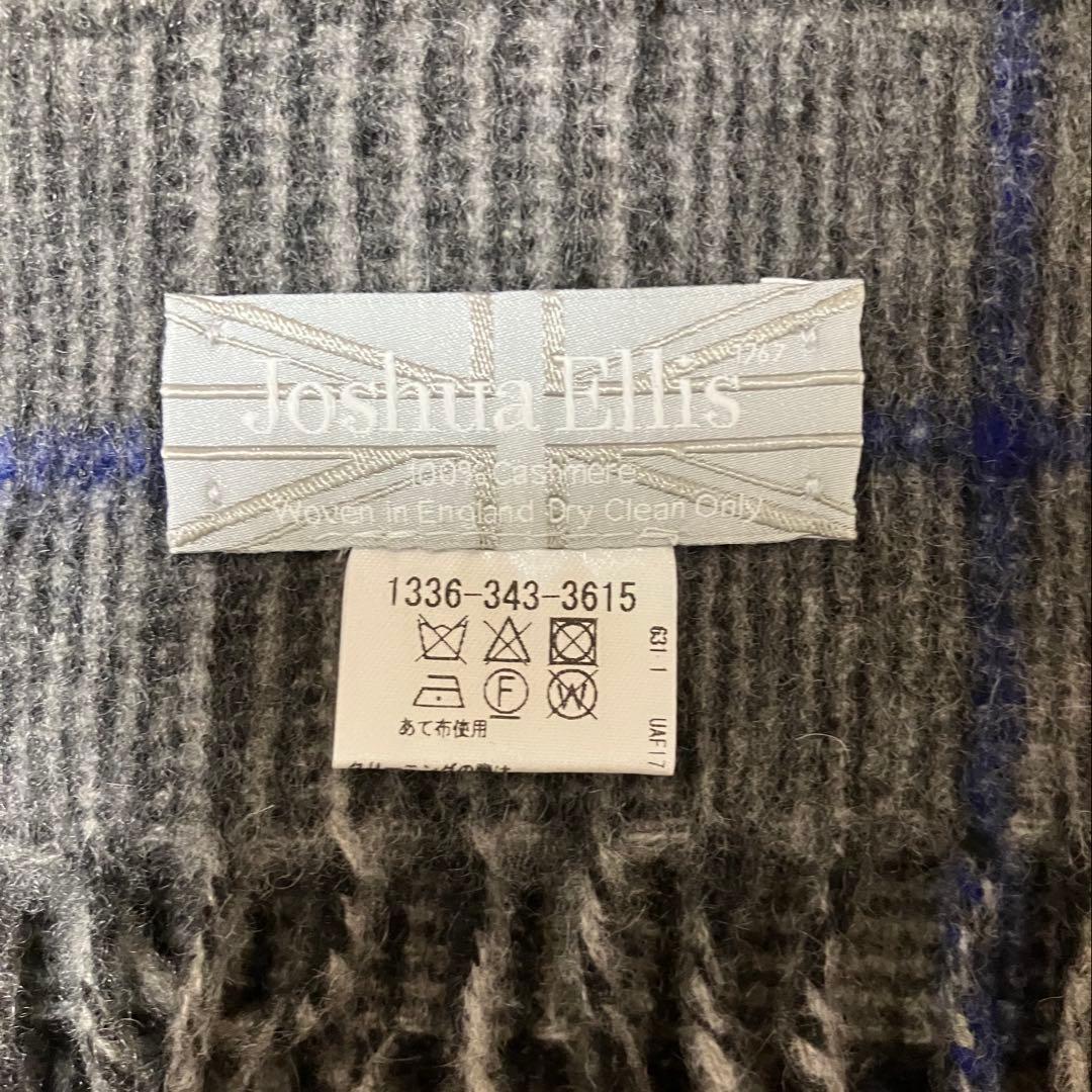 【新品】アローズ別注Joshua Ellis カシミア100% マフラー