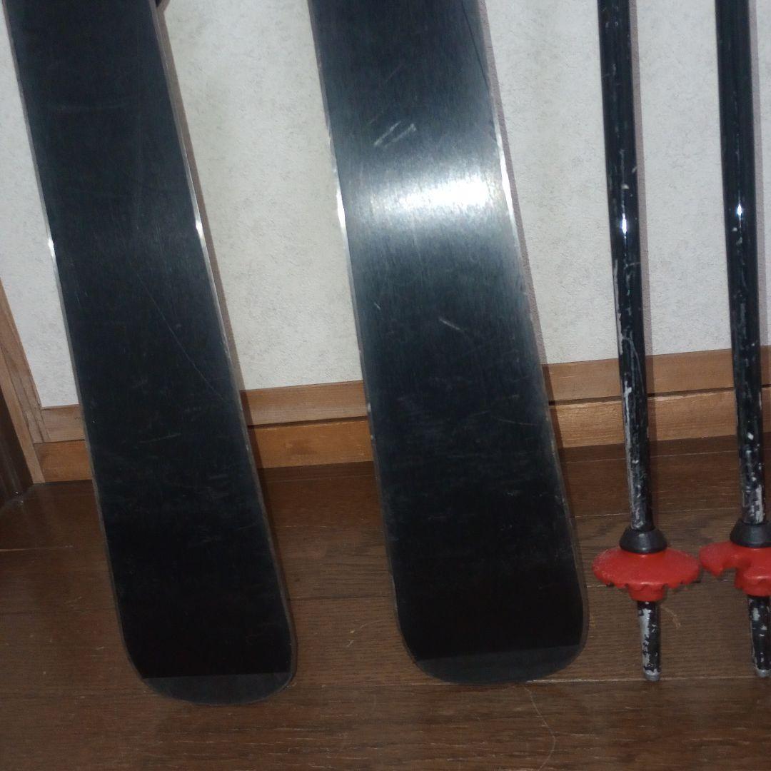 中古ジュニアスキーセット　ELAN PINBALL 130cm ポール付