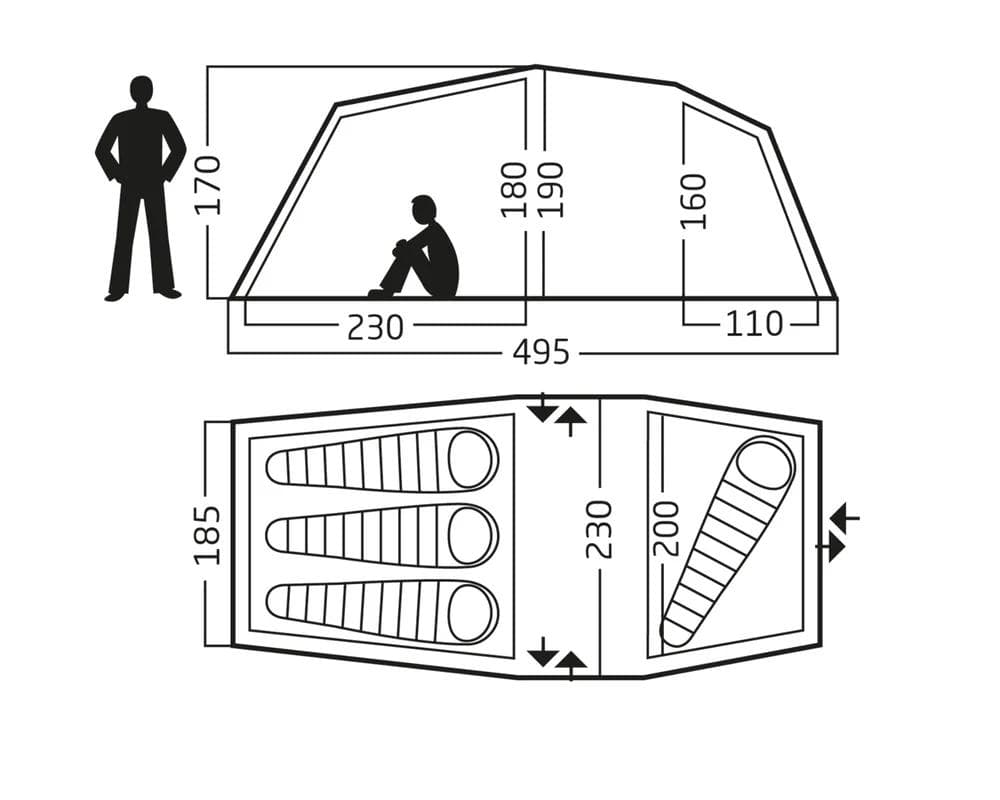 【未使用品】NORDISK ノルディスク Reisa 4 PU （４人用）